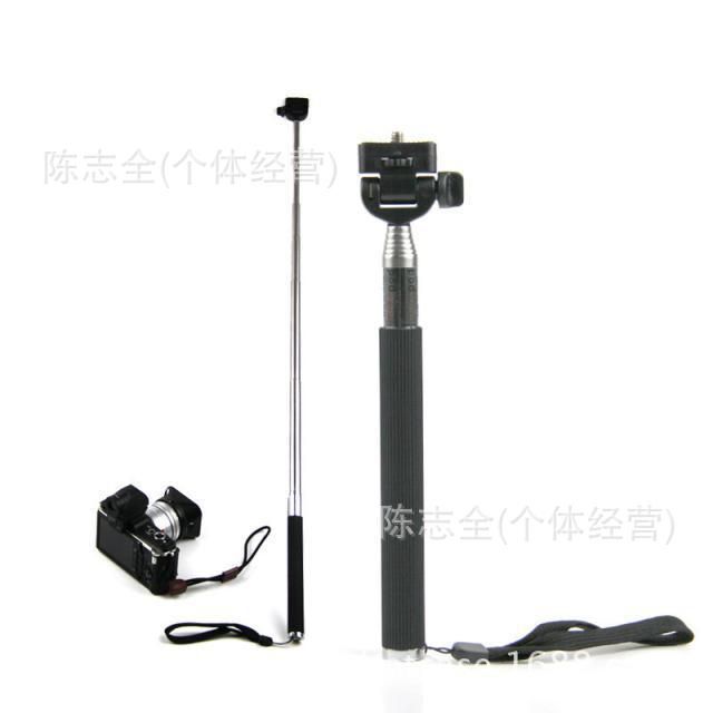 便攜式手機(jī)自拍桿 數(shù)碼相機(jī)與手機(jī)的通用手持伸縮神器